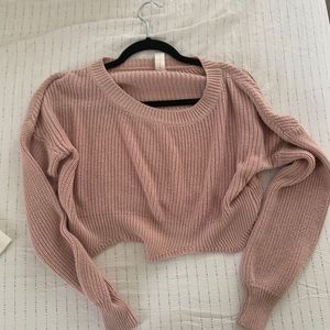 Cropped sweater